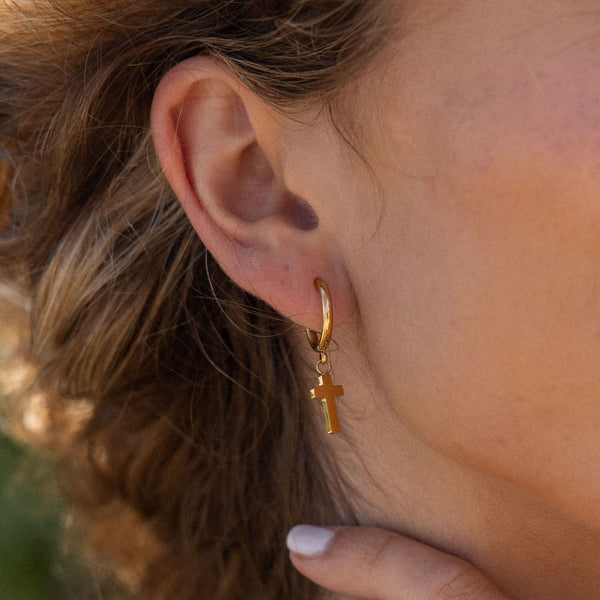 Purelei Cross Creole Ohrringe