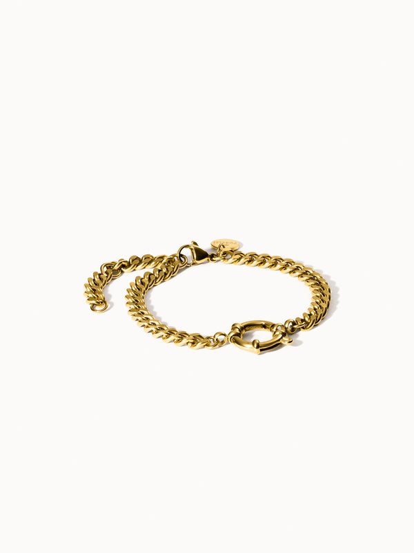 Purelei Curb Chain Charm Armband Armbänder