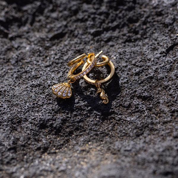 Purelei Glitter Shell Charm Charms U0026 Anhänger