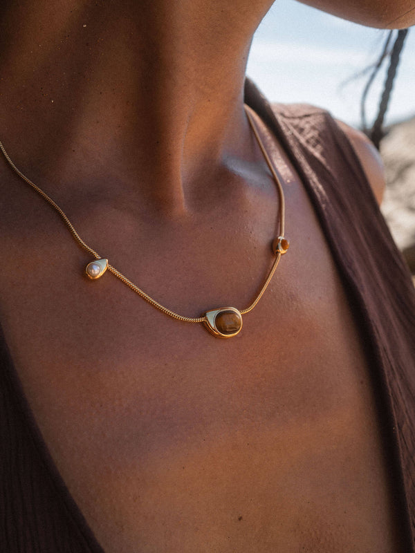 Purelei Golden Gaze Kette Halsketten