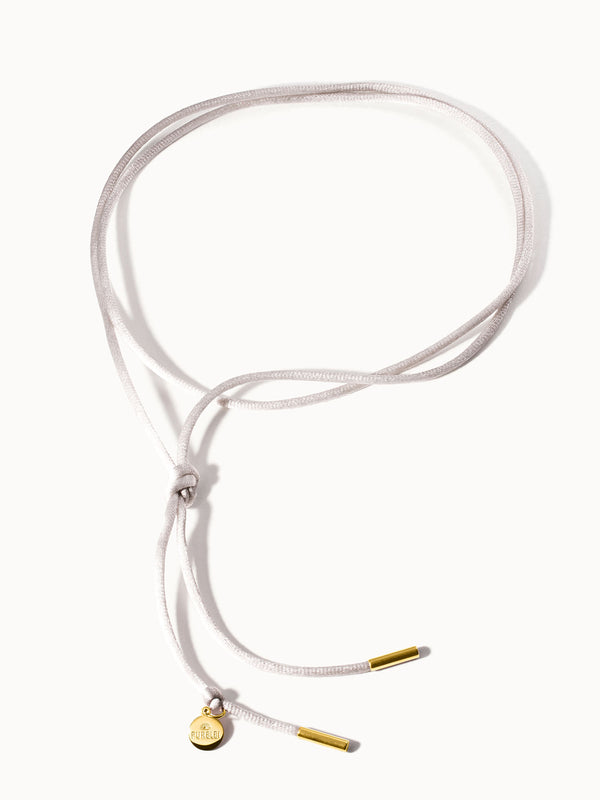 purelei Graue Satin Kette Halsketten