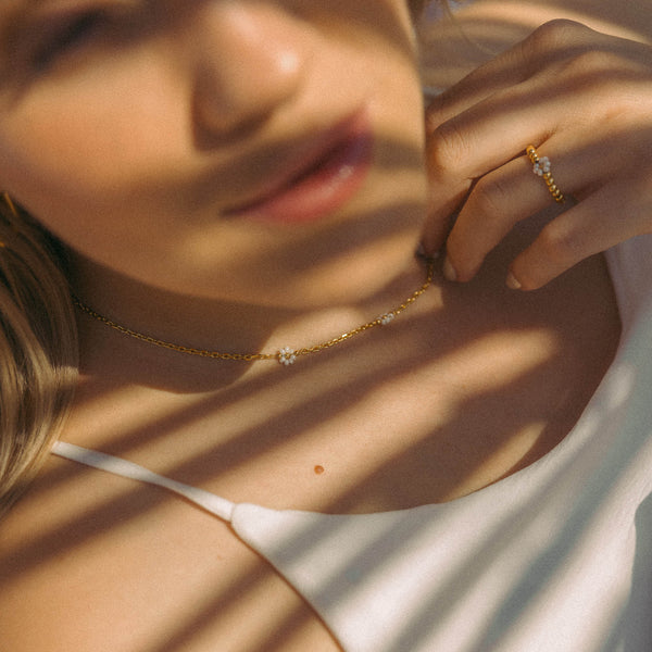 Purelei Linen Blossom Anxiety Ring Ringe