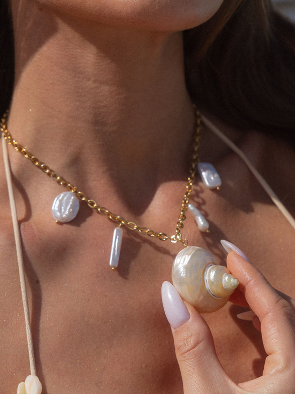 Purelei Opulent Shell Kette Halsketten