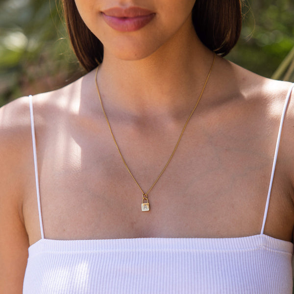 Purelei Padlock Charm Kette Halsketten