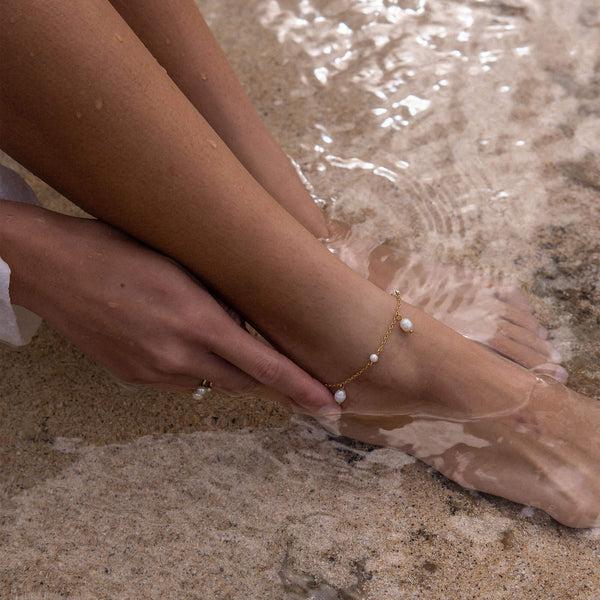 Purelei Pearl Drop Fußkettchen Fußkettchen