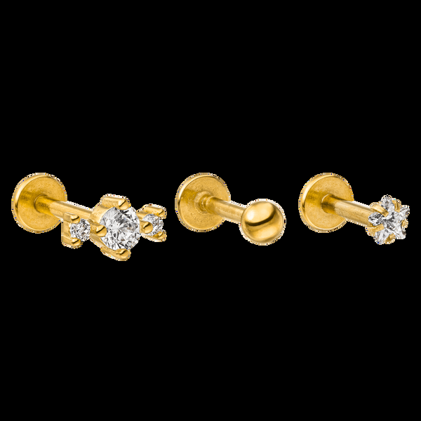 purelei Piercing-Set Felicity Ohrringe