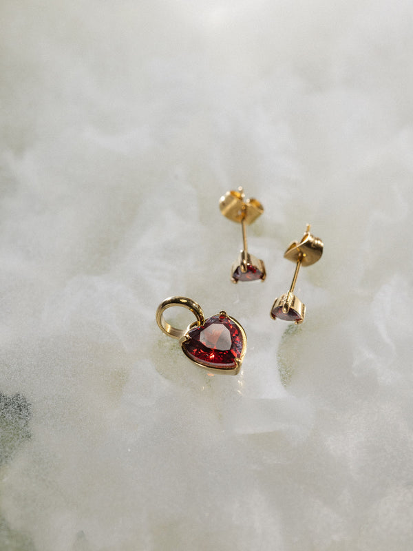 Purelei Red Heart Ohrringe Ohrringe