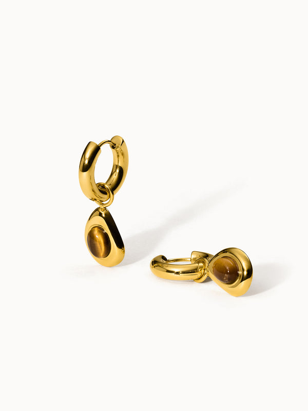 purelei Tiger's Eye Ohrringe Ohrringe