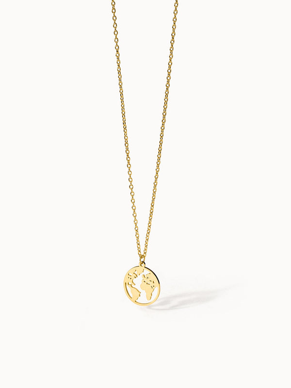 purelei World Map Kette Halsketten