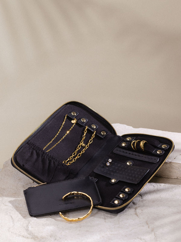 Purelei Schmuck Reiseetui Schwarz Schmuckschatullen