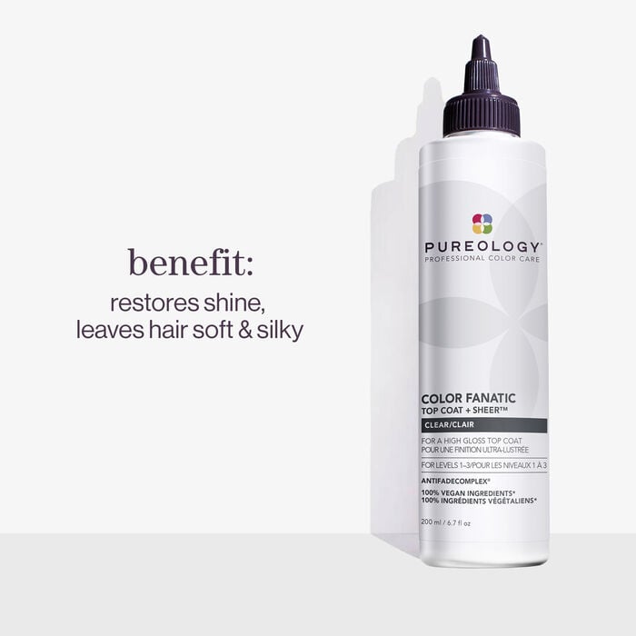 Pureology Color Fanatic Top Coat + Sheer Clear