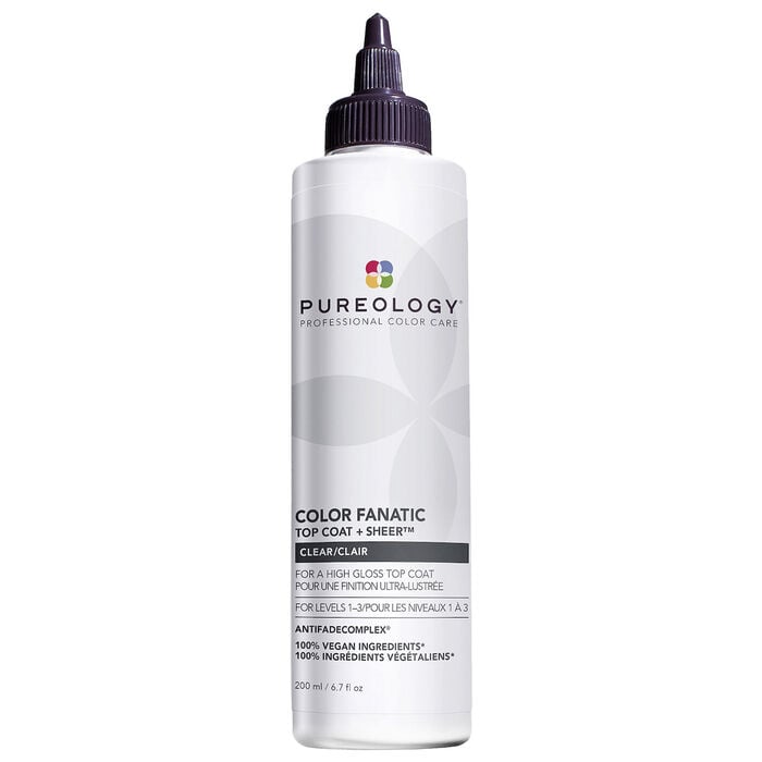 pureology Color Fanatic Top Coat + Sheer Clear