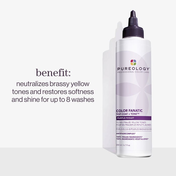 Pureology Color Fanatic Top Coat + Tone Purple