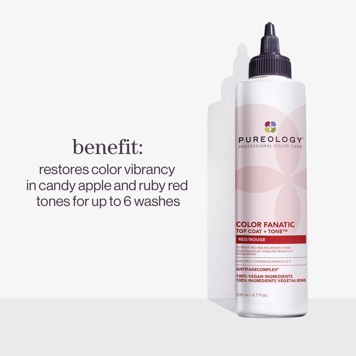 Pureology Color Fanatic Top Coat + Tone Red