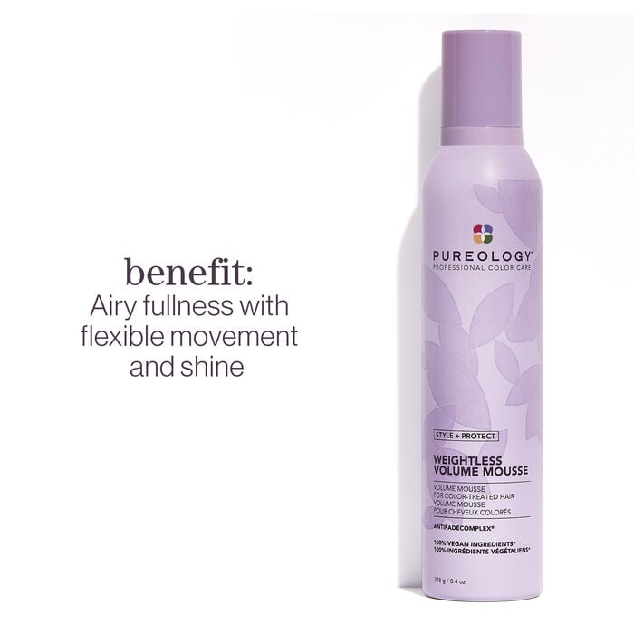 Pureology Style + Protect Weightless Volume Mousse