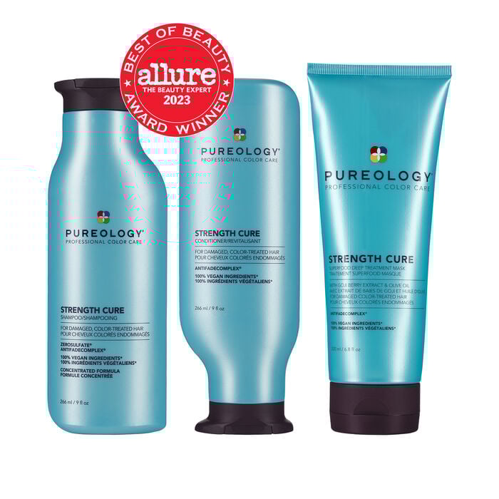 pureology Strength Cure Damaged Hair Repair Hair Care Set