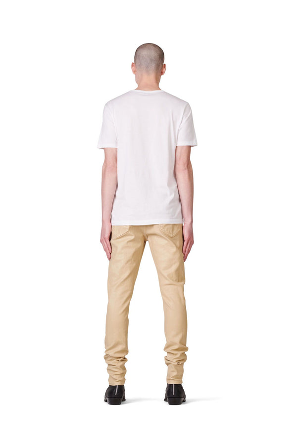 Purple Brand P001 LOW RISE SKINNY JEAN - Leathered Ecru