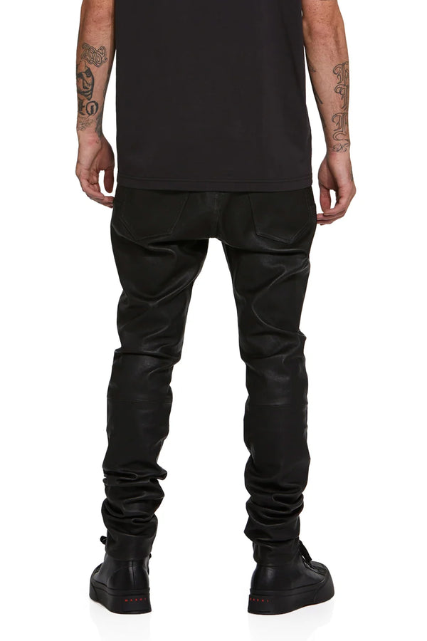 Purple Brand P001 Stretch Leather Black Beauty Black