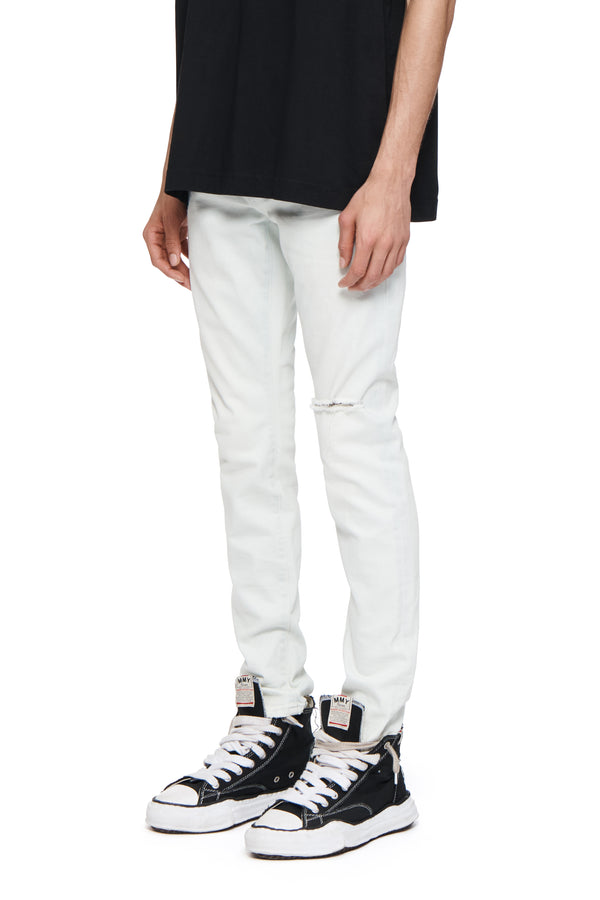 Purple Brand P001 Vintage Knee Blowout Light Indigo