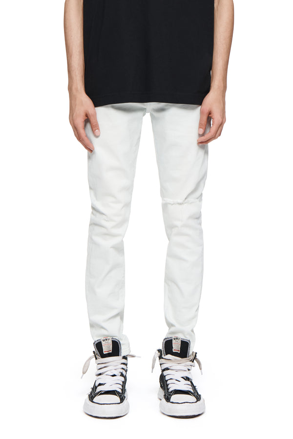 purple brand P001 Vintage Knee Blowout Light Indigo