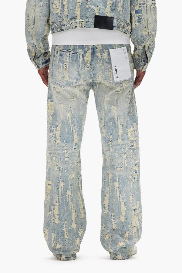 Purple Brand P018 Bead Splatter Destroy Light Indigo