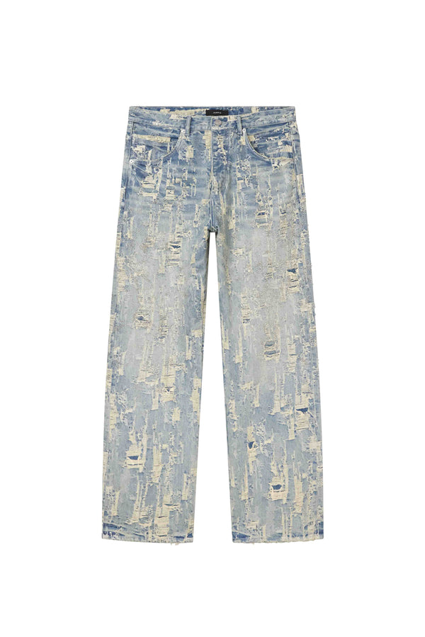 Purple Brand P018 Bead Splatter Destroy Light Indigo