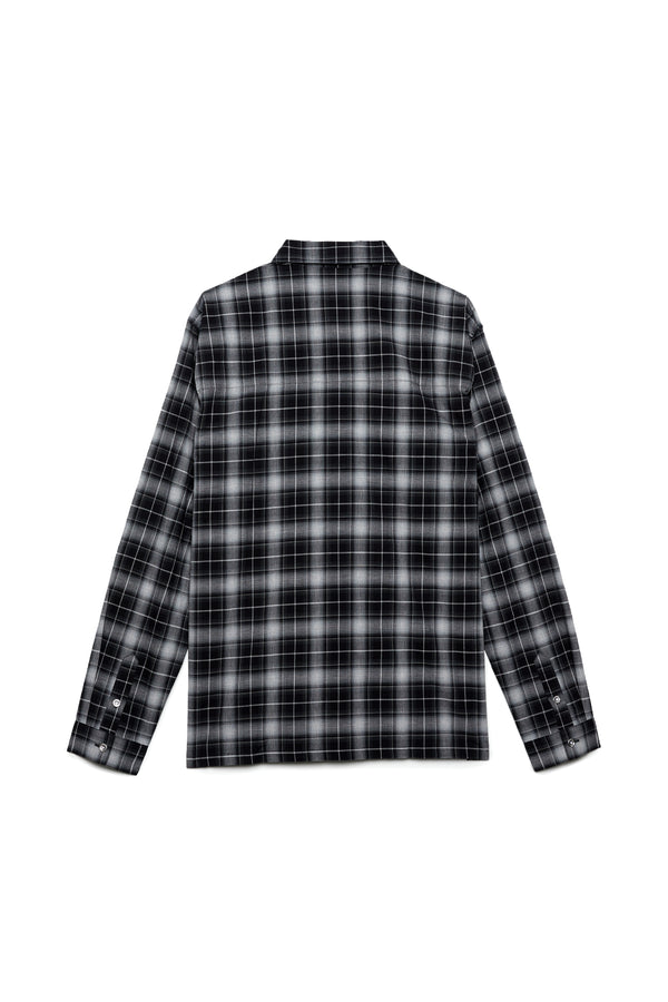 Purple Brand P304 PLAID SHIRT - Bias Chest Pocket Black