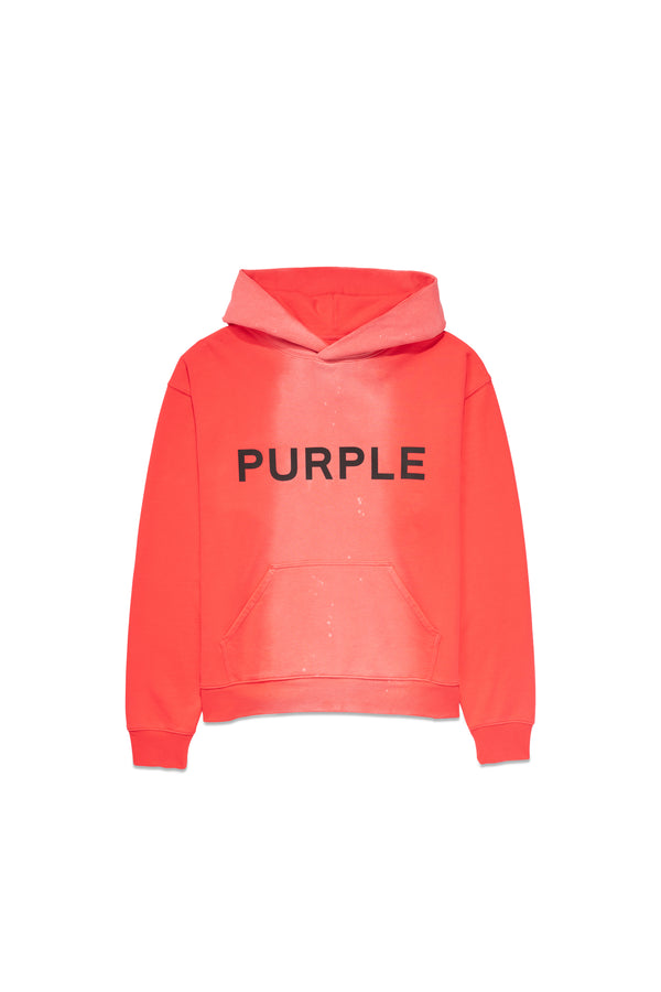 Purple Brand P447 French Terry Red Poppy Hoodie Red