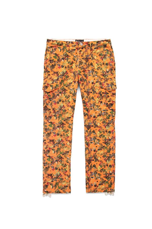 Purple Brand P503 CARGO PANT - Twill Terra Camo Orange