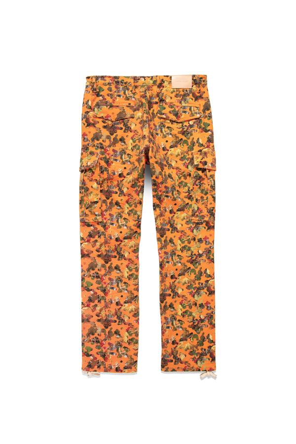 Purple Brand P503 CARGO PANT - Twill Terra Camo Orange