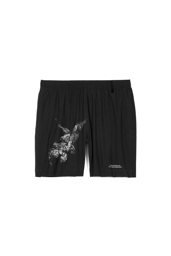 Purple Brand P504 ALL-AROUND SHORT - Black Birds Black