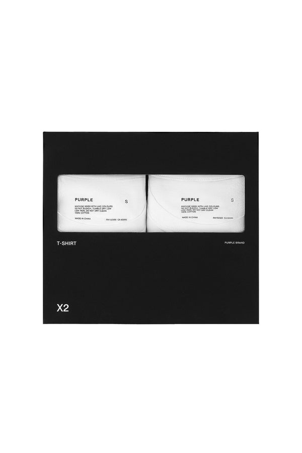 purple brand 2 Pack Tees Light Indigo