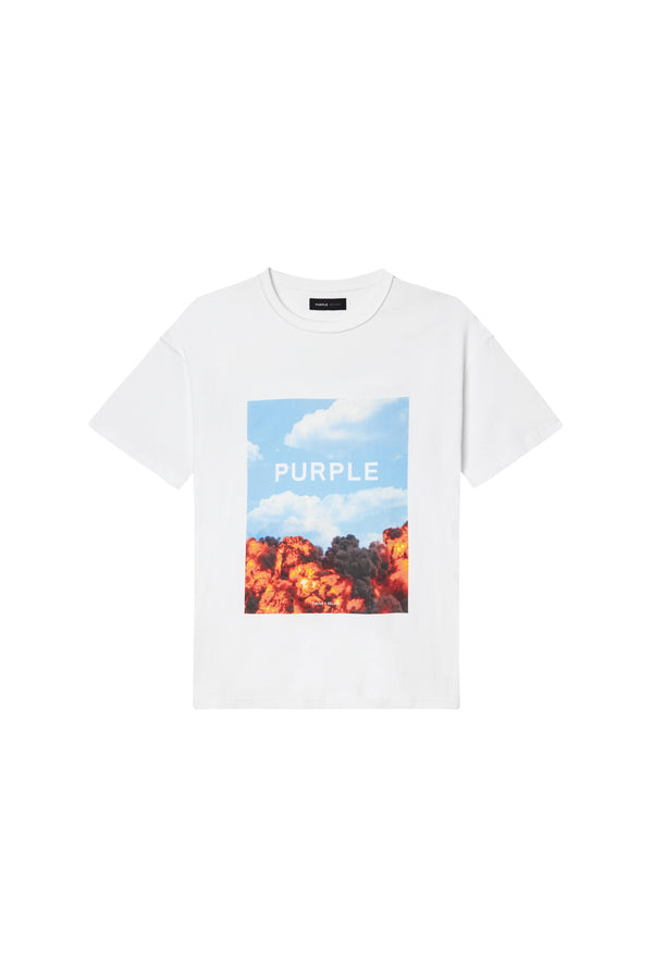 Purple Brand Above & Below Tee Light Indigo