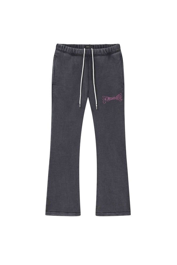 Purple Brand Arched Gothic Sweatpant Black
