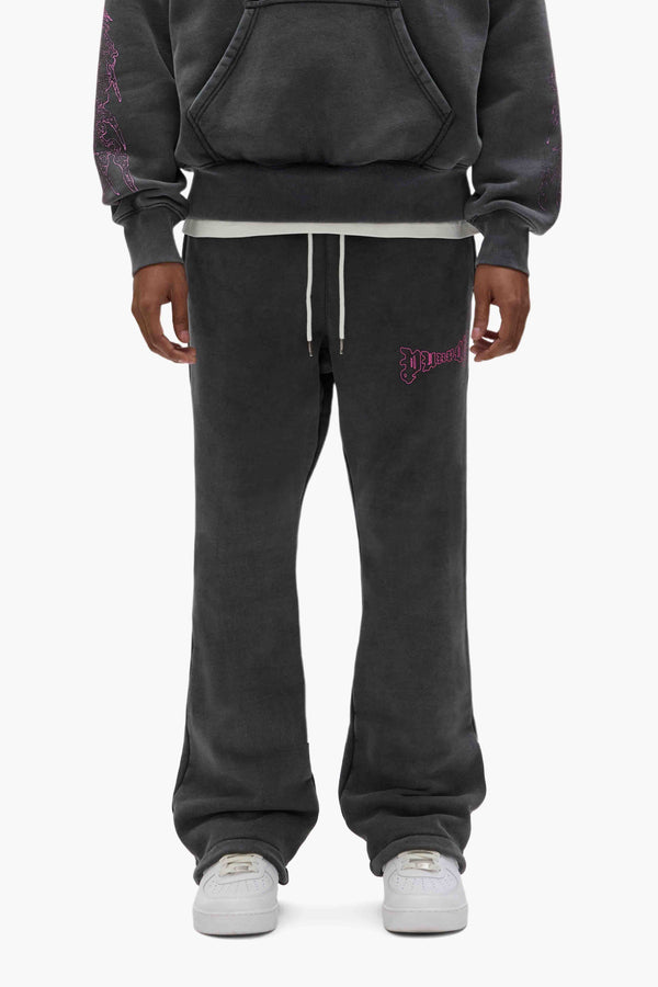 purple brand Arched Gothic Sweatpant Black