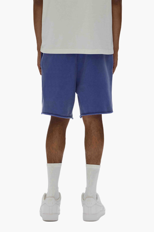 Purple Brand Arched Gothic Sweatshorts Blue