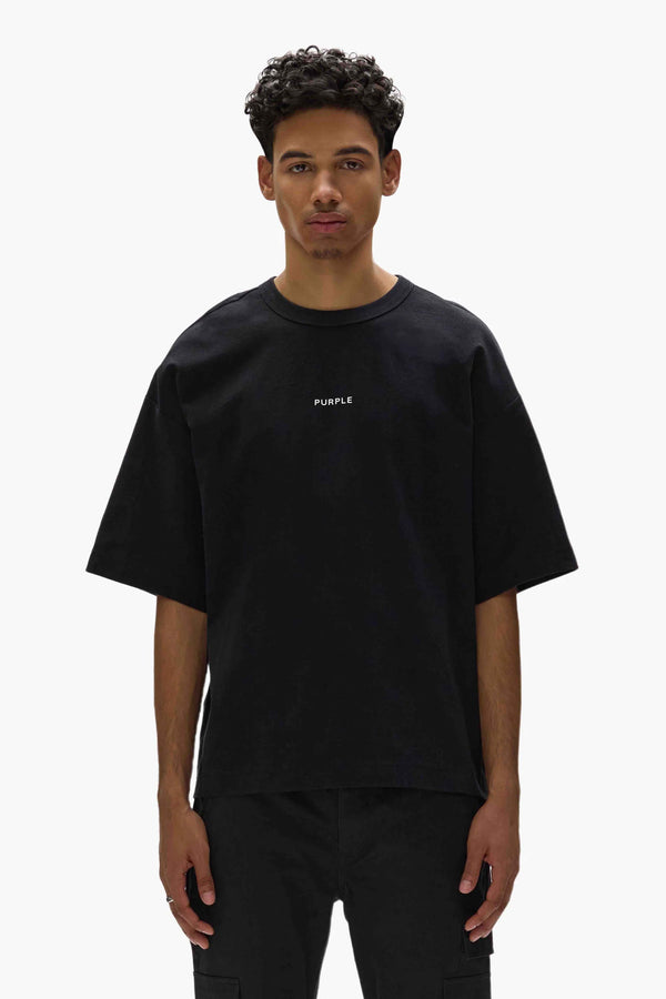 purple brand Arched Gothic Tee Black