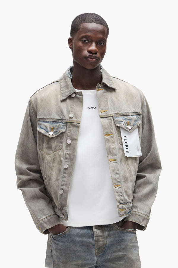 Purple Brand Arcilla Jacket Light Indigo