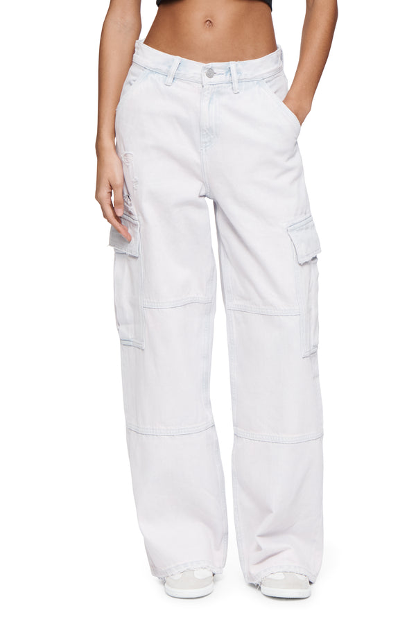 purple brand Baggy Cargo Overdye Off White