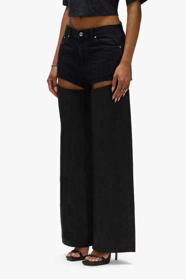 Purple Brand Baggy Two Piece Coated Black