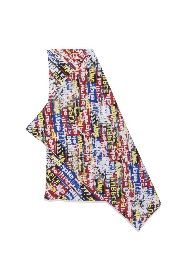 purple brand Bandana Stickers All Over Print