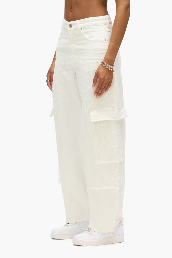 Purple Brand Barrel Lace Carpenter Light Indigo