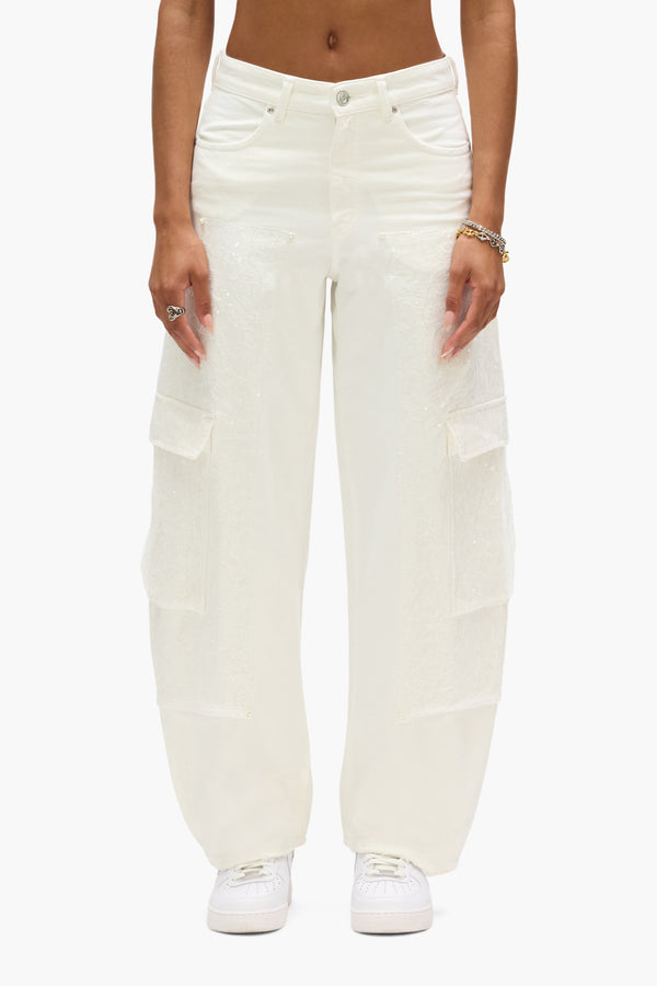 purple brand Barrel Lace Carpenter Light Indigo