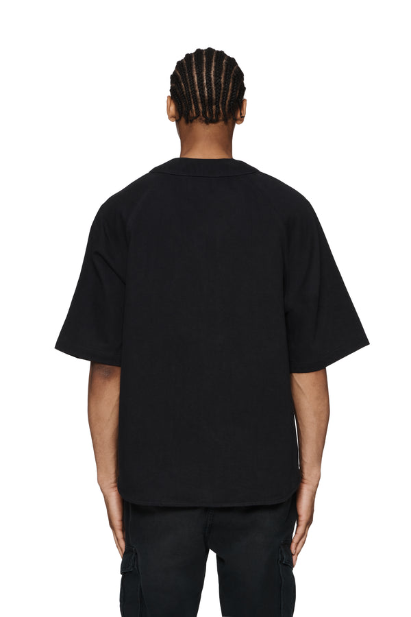 Purple Brand Baseball Shirt Black