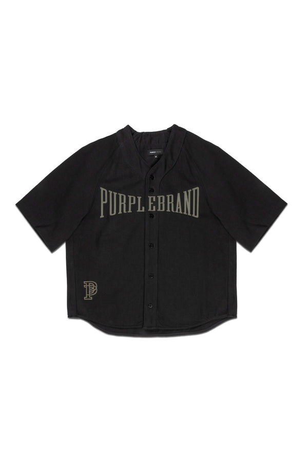 Purple Brand Baseball Shirt Black