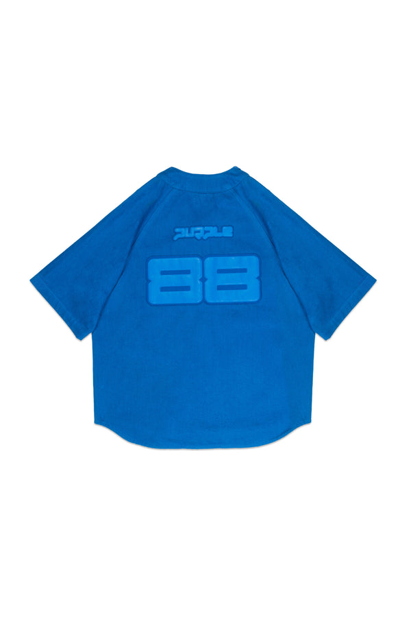Purple Brand Baseball Shirt Blue