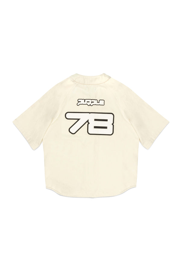 Purple Brand Baseball Shirt Off White