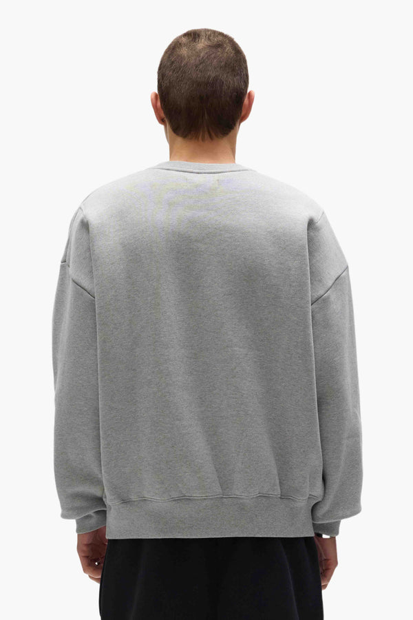 Purple Brand Basic Crewneck Sweater Gray