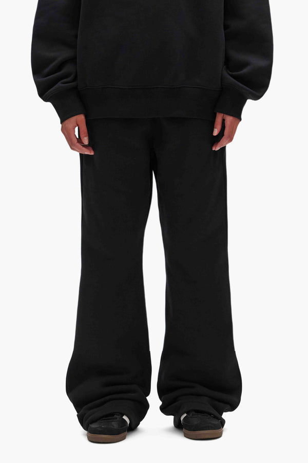 Purple Brand Basic Flared Sweatpant Black
