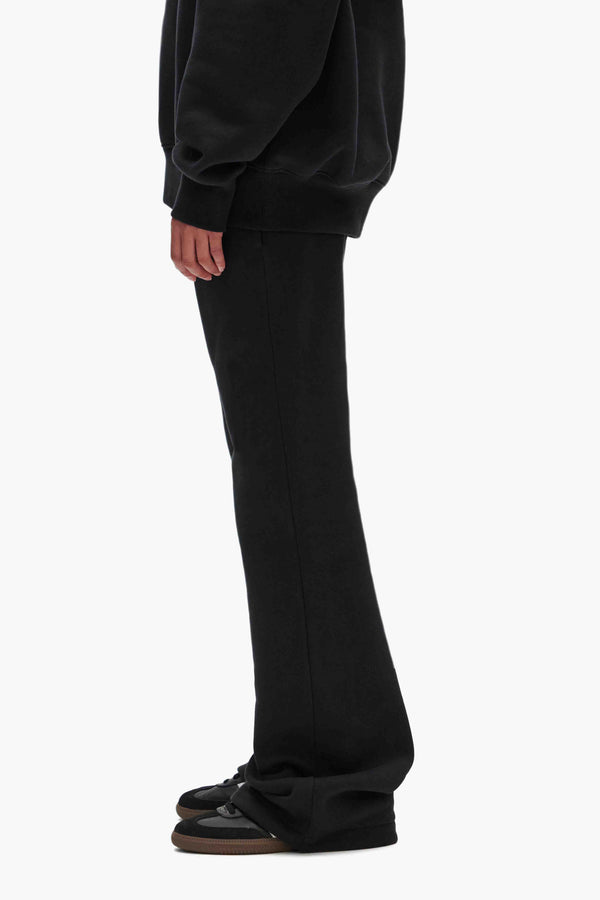Purple Brand Basic Flared Sweatpant Black